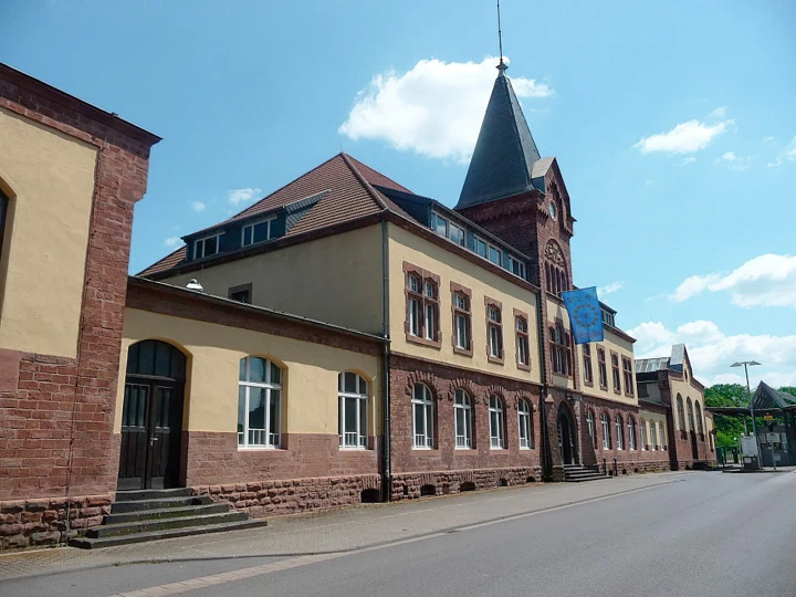 Das Verwaltungsgebäude des Bergwerks Velsen